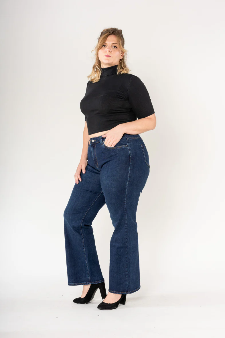 jean Plus size curve Flare – Image 2