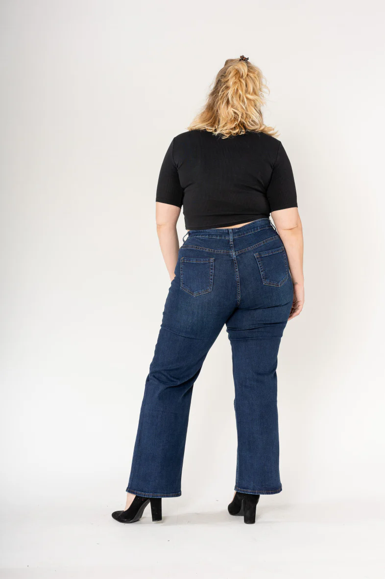 jean Plus size curve Flare – Image 3