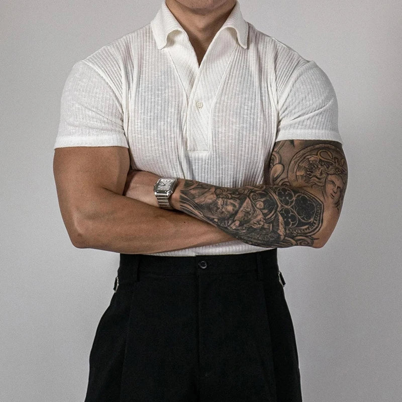 Polo côtelé Homme – Image 7