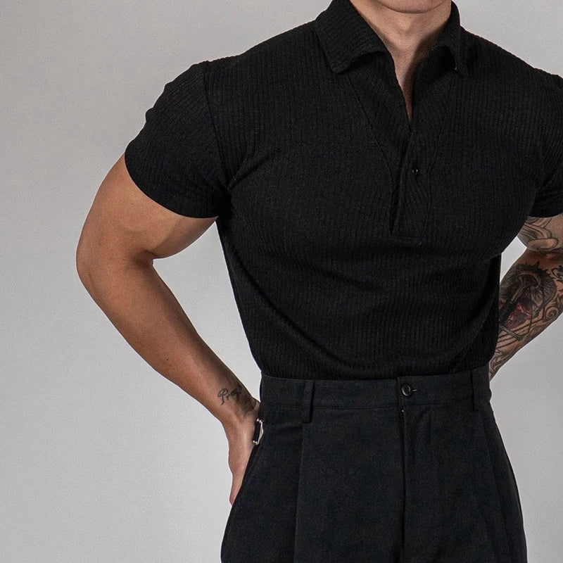 Polo côtelé Homme – Image 2