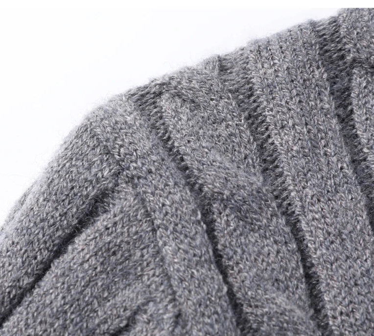 GREGOR - Pull Zippé Côtelé Homme – Image 3