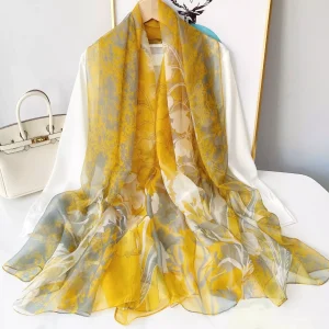 Katharine - Echarpe en mousseline de soie de luxe