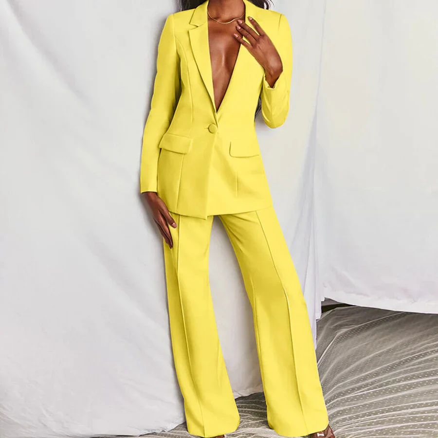 Lavinia - Ensemble élégant costume blazer et pantalon – Image 2
