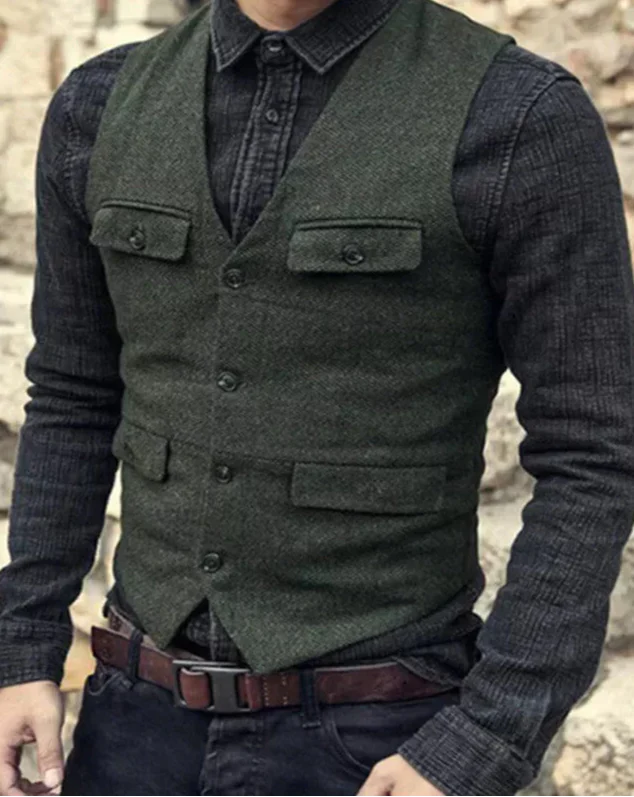 Cardigan d'hiver vert olive, sans effort et élégant – Image 3