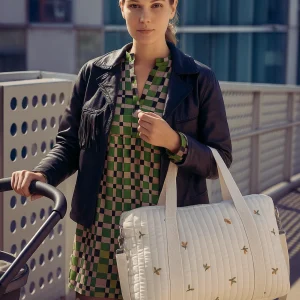 Confort de Transport & Capacité Généreuse | Le Sac à Langer Matelassé Spacieux et Douillet