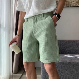 BASIL - Short Gaufré Décontracté Old Money Homme