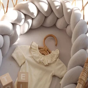 Tresse de lit Grise 3 brins Oeko-Tex®