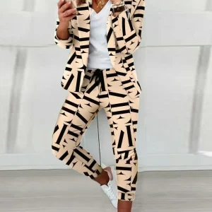 Diana -  Blazer à manches longues et pantalon